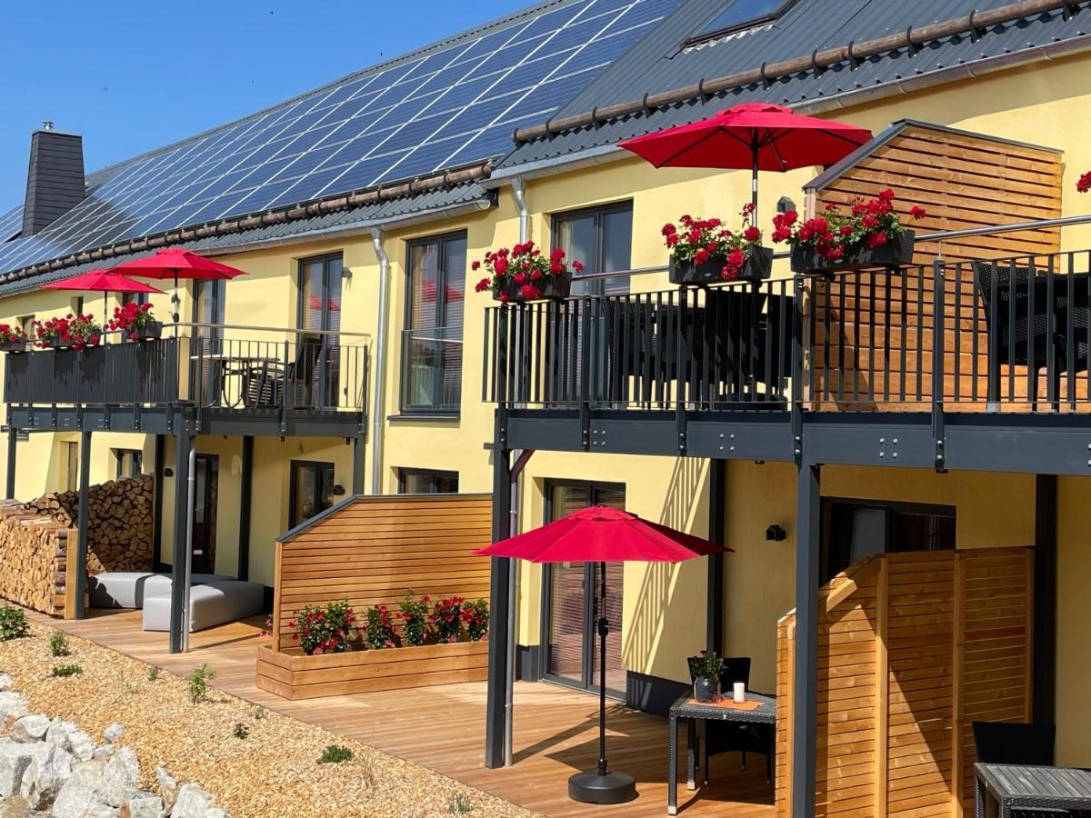 Chalet-Ferienwohnung Aehrenglueck, 70 Qm, Wellness/Fitness/Sauna - Bergroedelhof Feilitzsch Екстериор снимка